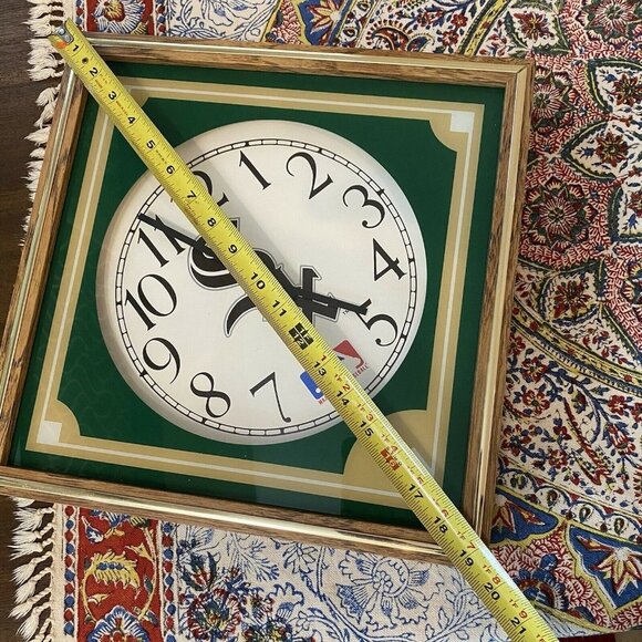 MLB Bulova Chicago White Sox wall clock by Chicago - Picture 2 of 10